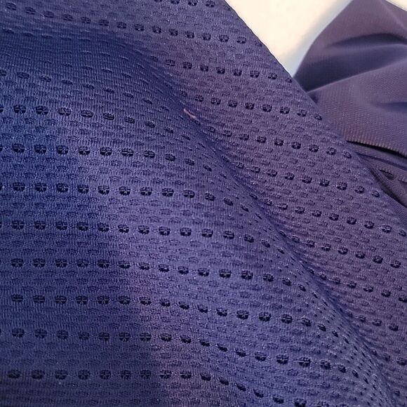 Reiss mesh sleeve Rita dress Indigo blue - Picture 13 of 15